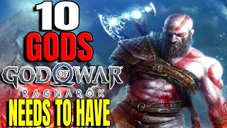 10 POWERFUL Gods We NEED To Have In GOD OF WAR RAGNAROK with @KaptainKuba