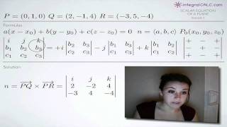 Scalar Equation of a Plane Example 2 (KristaKingMath)