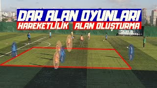 Futbolda Dar Alan Oyunları | Hareketlilik-Alan Oluşturma-Aldatma