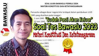 29 Soal Tes CAT Bawaslu Konstitusi & Ketatanegaraan