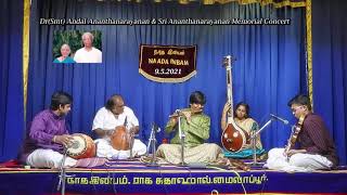 Smt Andal Ananthanarayanan and Sri.V. Ananthanarayanan Memorial Flute Concert by Vidwan J.A.Jayanth.