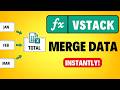 Excel VSTACK Function Tutorial (Combine Tables Step-by-Step)