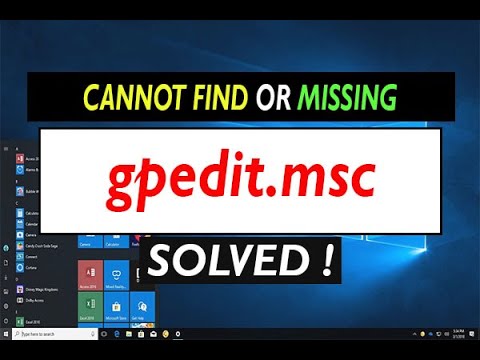 Windows не может найти gpedit.msc Как включить редактор групповой политики в Windows 10 или 11