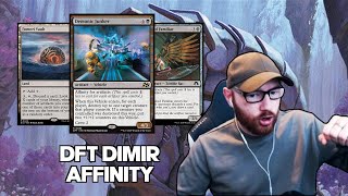 CROKEYZ CRACKS THE META! | DFT Dimir Affinity | Standard Bo3 | High Mythic Rank | MTG Arena