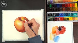 Wet into Wet Alla Prima Watercolor Painting Technique