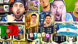 BİTMİŞ RONALDO VE MESSİ CHALLENGE ! KADRO KURMA BİNGO KAPIŞMASI ! FUT DRAFT SESEGEL 2022 !