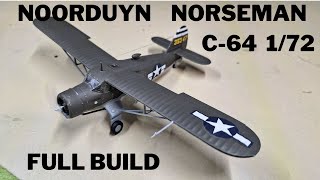 Motorised Matchbox Noorduyn Norseman C-64 1/72 Full Build