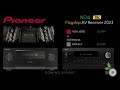 Pioneer new ELITE Flagship VSX LX805 11.4 8K AV Receiver vs Integra DRX-8.4 and full  range