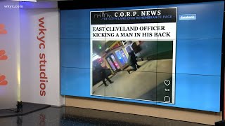 East Cleveland police officer placed on leave after video shows him kicking suspect on the ground