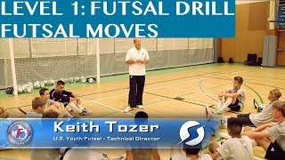 Futsal Training Drill: Level 1 Futsal Moves