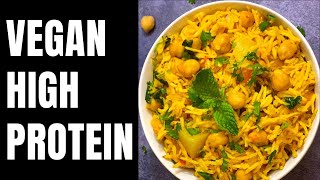 FAST & EASY VEGAN High Protein Chickpea Rice