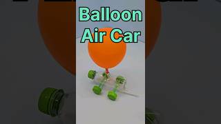 How to make Balloon 🎈 Air Car 🚗  l  Balloon Powered Car  #diy #shorts #ytshorts