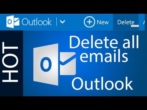 How to delete all emails in Outlook (Hotmail) - Tutorial How to delete all emails in Outlook (Hotmail) - Tutorial