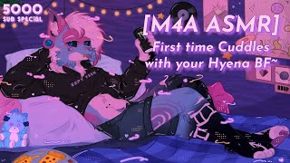 [M4A ASMR] First Time Cuddles with your Hyena BF~ [Affirmation || Rain || Kisses || Ear Rubs]