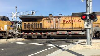 Union Pacifc 6746 Coal Train Southbound, Sheldon Road Railroad Crossing, AC44CW Leader