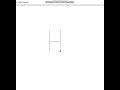 Python Turtle - Draw letter H