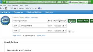 Basic Searching with ERIC