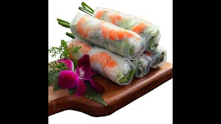 How to roll Vietnamese shrimp and pork salad and make a simple soy sauce dipping sauce