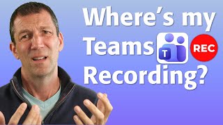 Where is my Teams recording saved?