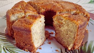 Bolo fofinho e delicioso! Bolo de banana. Excepcional de tão bom . #bolo #bolos #banana