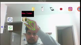 Virtual Image Drag and Drop Using OpenCV, Python and MediaPipe.