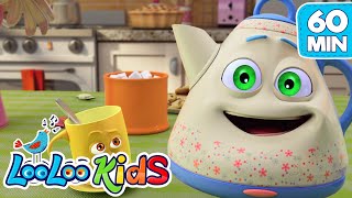 🫖 I'm a Little Teapot & More Fun Songs | LooLoo Kids 1-Hour Music Compilation for Kids