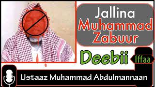 Jallina M/Zabuur tif Deebii Kutaa 1ffaa