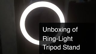 Unboxing ring light