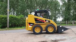 CAT 216B3 Skid Steer Loader-- Test Drive Working Review | diggersandtractors.com