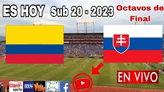 Colombia vs. Eslovaquia en vivo, donde ver, a que hora juega Colombia vs. Eslovaquia Sub 20 - 2023