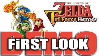 ZELDA TriForce Heroes / Japan Testfire DEMO / First look