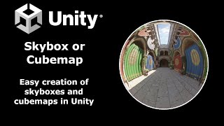 How to create skyboxes and cubemaps in Unity - THE EASY WAY!