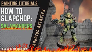 How to paint SALAMANDERS | Space Marine Infiltrators