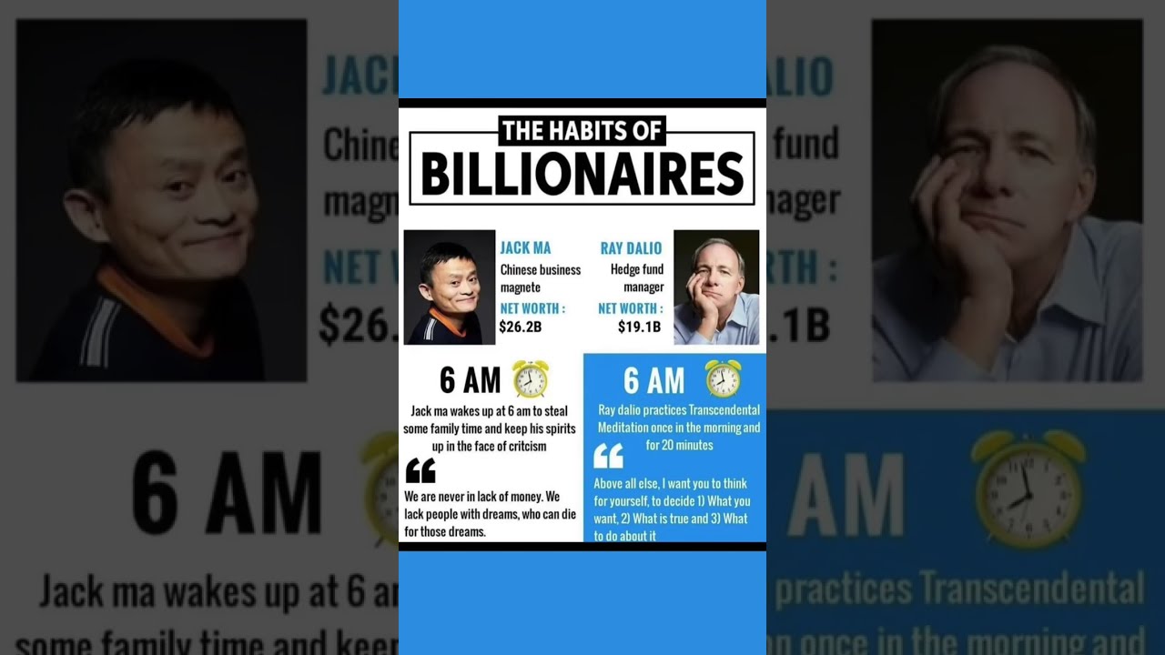 The Habits Of Billionaires 🌠#shorts #billionairemindset #billionaire # ...