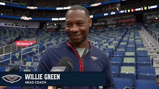 Willie Green on Elfrid Payton, end of game situations | New Orleans Pelicans