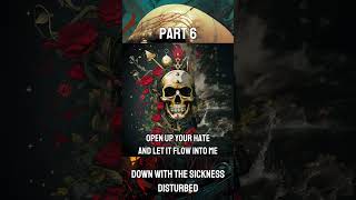Down With The Sickness - Disturbed - visualized lyrics Part 6/7 #shorts