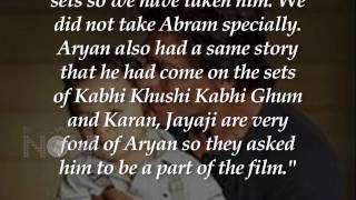 Shahrukh Khan's AbRam In Happy New Year And NOT SUHANA - Shahrukh Explains