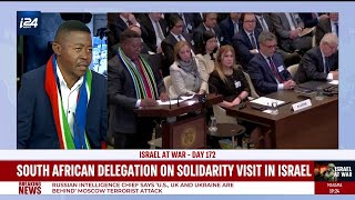 South African delegation on solidarity visit in Israel