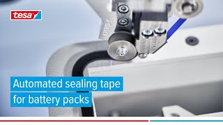 Automated sealing tape for battery packs - tesa® ACXplus 76730 Box Seal