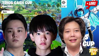 決勝進出 14位 トリオキャッシュ ぜにがめさん@ze2game たわしさん@albatawashi. TRIO CASH CUP ASIA  FORTNITE LIVEフォートナイト ライブ