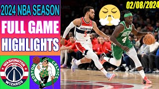 Washington Wizards vs Boston Celtics [FULL GAME] QTR (Feb 09, 2024) | NBA Highlights 2024