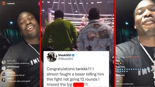 Meek Mill explains why he got into a fight at Gervonta Davis boxing match