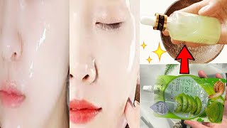 How To Use Rice Milk Face Serum For Clear Glowing Skin | វិធីធ្វើសេរ៉ូមមុខសលឿន | Anti Aging Serum