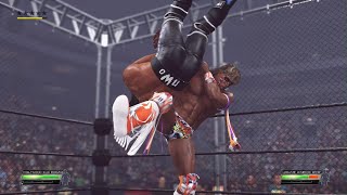 WWE 2K22 | Hollywood Hogan vs Ultimate Warrior | Cage Match