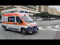 118 ambulanza porter automedica golf 4 vigili del fuoco e polizia