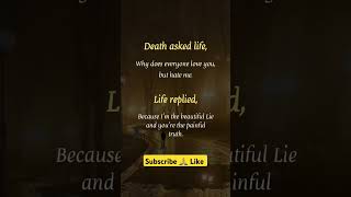 Death vs Life | #motivation #death #life #shorts #shortvideo #short  #shortsviral #viral #shortsfeed