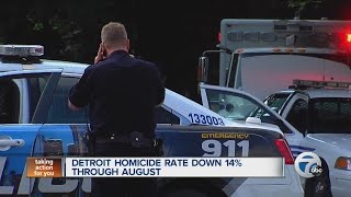 Homicide rates down in 2014