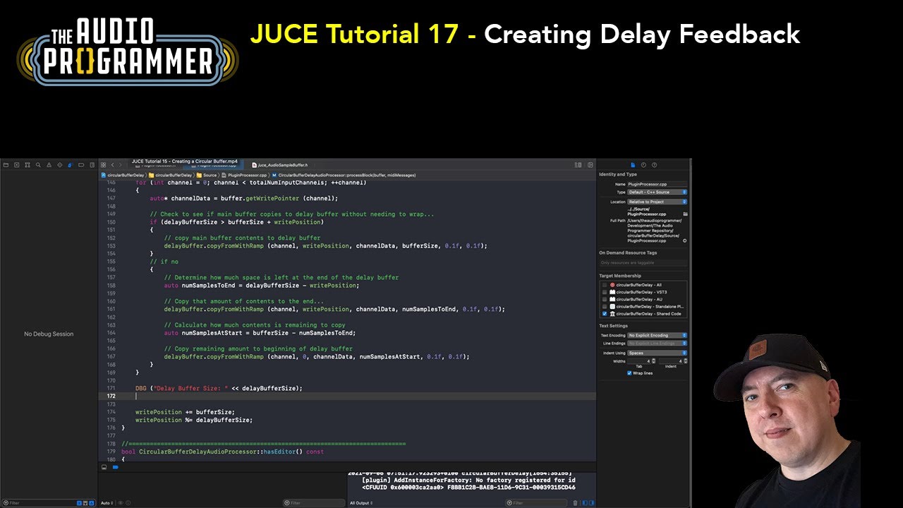Juce Tutorial 17 Creating Delay Feedback Youtube