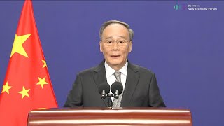 China Vice President Wang Qishan Addresses Pandemic Recovery