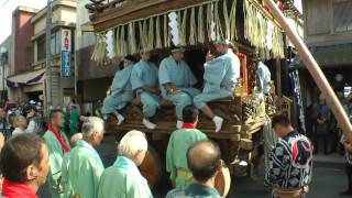 佐原の大祭 秋祭り2014　中日　通し砂切り　南横宿の山車　あらく囃子連演奏　00142